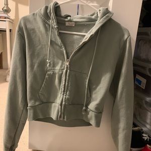 Brandy Melville green sweatshirt.